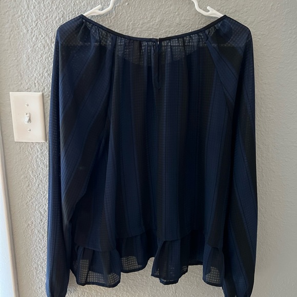 Merona Blue Blouse XXL - Picture 2 of 3